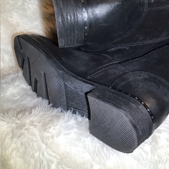 L’idea by Lori black leather/suede riding boots - Picture 9 of 9